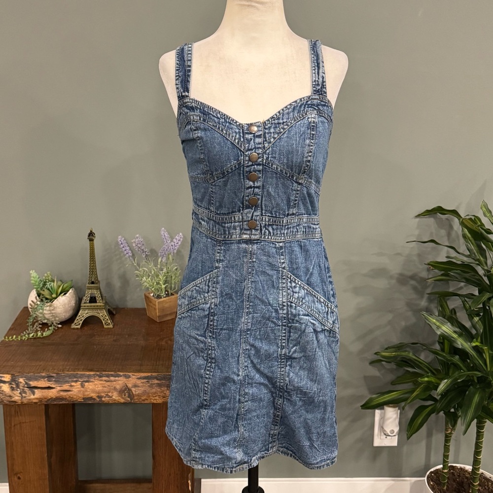 Japna Denim Dress with Pockets